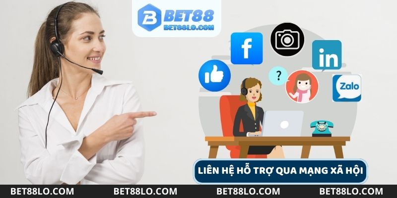 Người chơi gọi hỗ trợ khách hàng bằng phương thức liên hệ qua mạng xã hội
