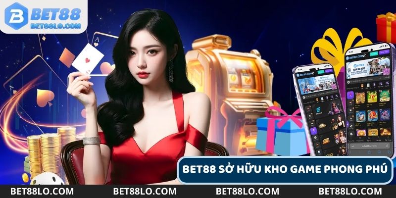 Bet88 sở hữu kho trò chơi phong phú cho cược thủ lựa chọn