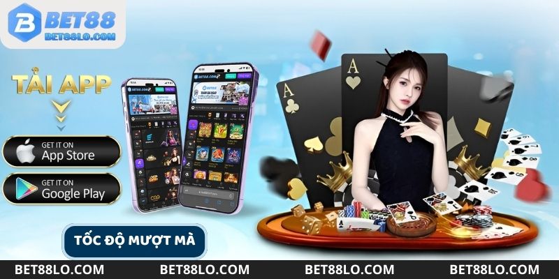 Cá cược mượt mà và ổn định tại app Bet88